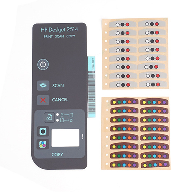 Superposición gráfica de PET para electrónica de membrana de China